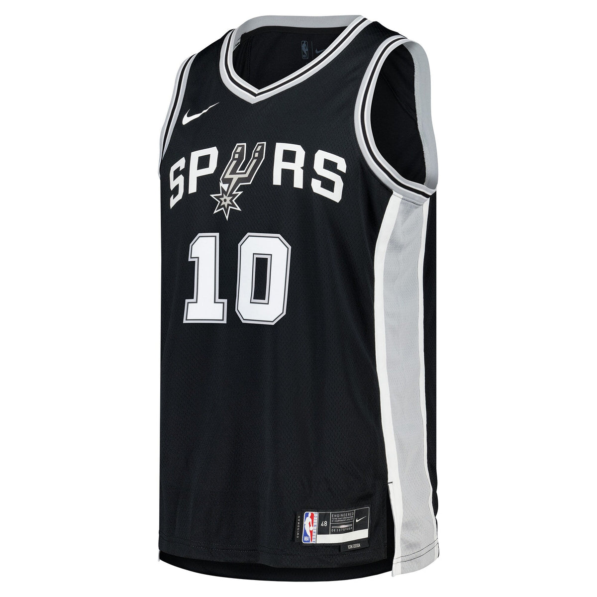 San Antonio Spurs Icon Jersey - Jeremy Sochan product image 3, provided for visual reference and product detail review