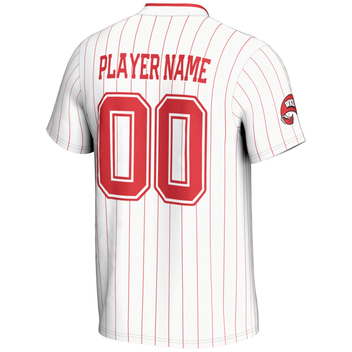 Western Kentucky Hilltoppers NIL Pick-A-Player Lightweight Softball Jersey - White product image 4, provided for visual
