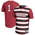 #1 Arkansas Razorbacks Lightweight Soccer Fashion Jersey - Cardinal product image 1, provided for visual reference and
