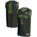 #1 South Florida Bulls Lightweight Basketball Jersey - Black product image 1, provided for visual reference and product