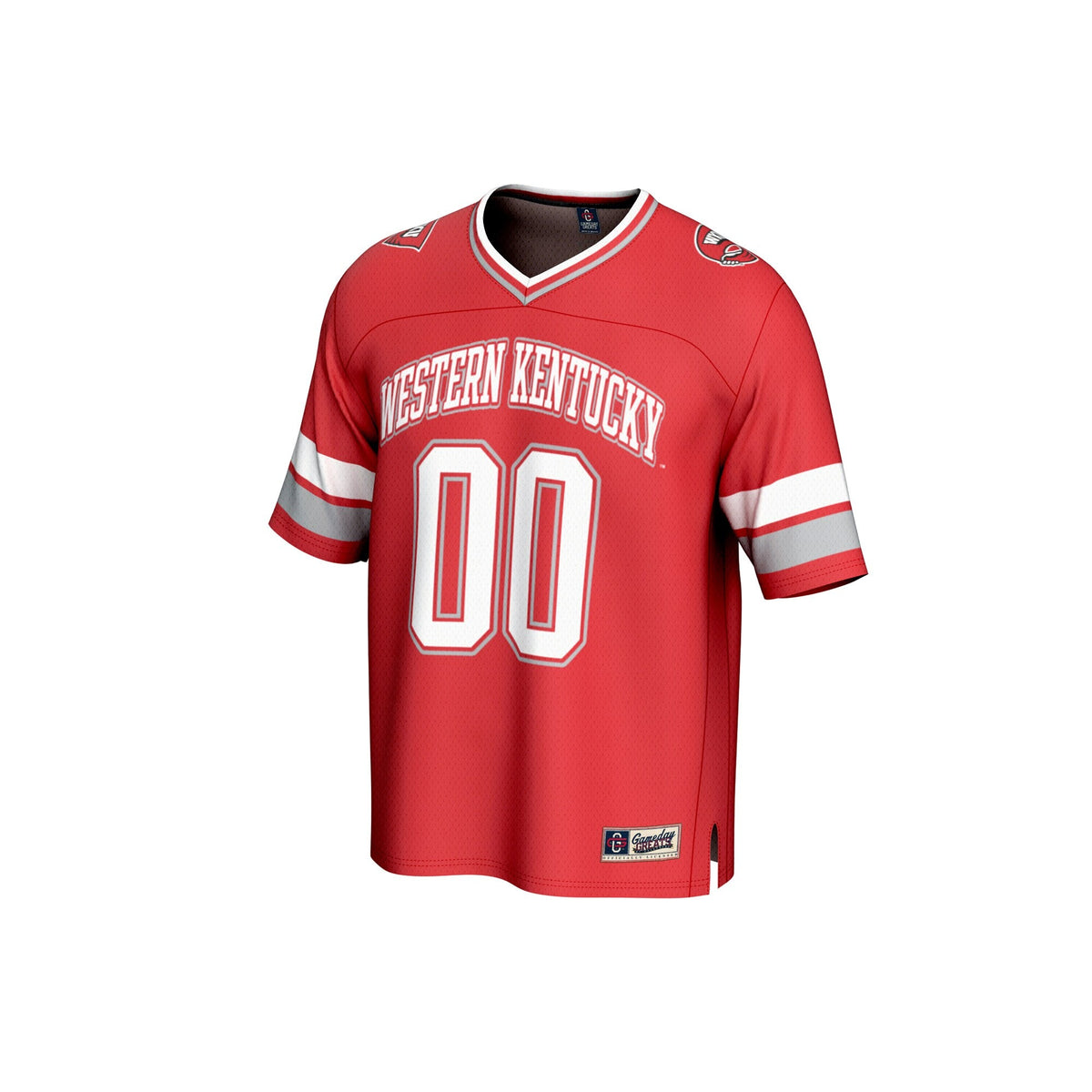 Western Kentucky Hilltoppers NIL Pick-A-Player Football Fashion Jersey - Red product image 3, provided for visual reference
