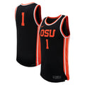 #1 Black Oregon State Beavers Replica Basketball Jersey product image 1, provided for visual reference and product detail