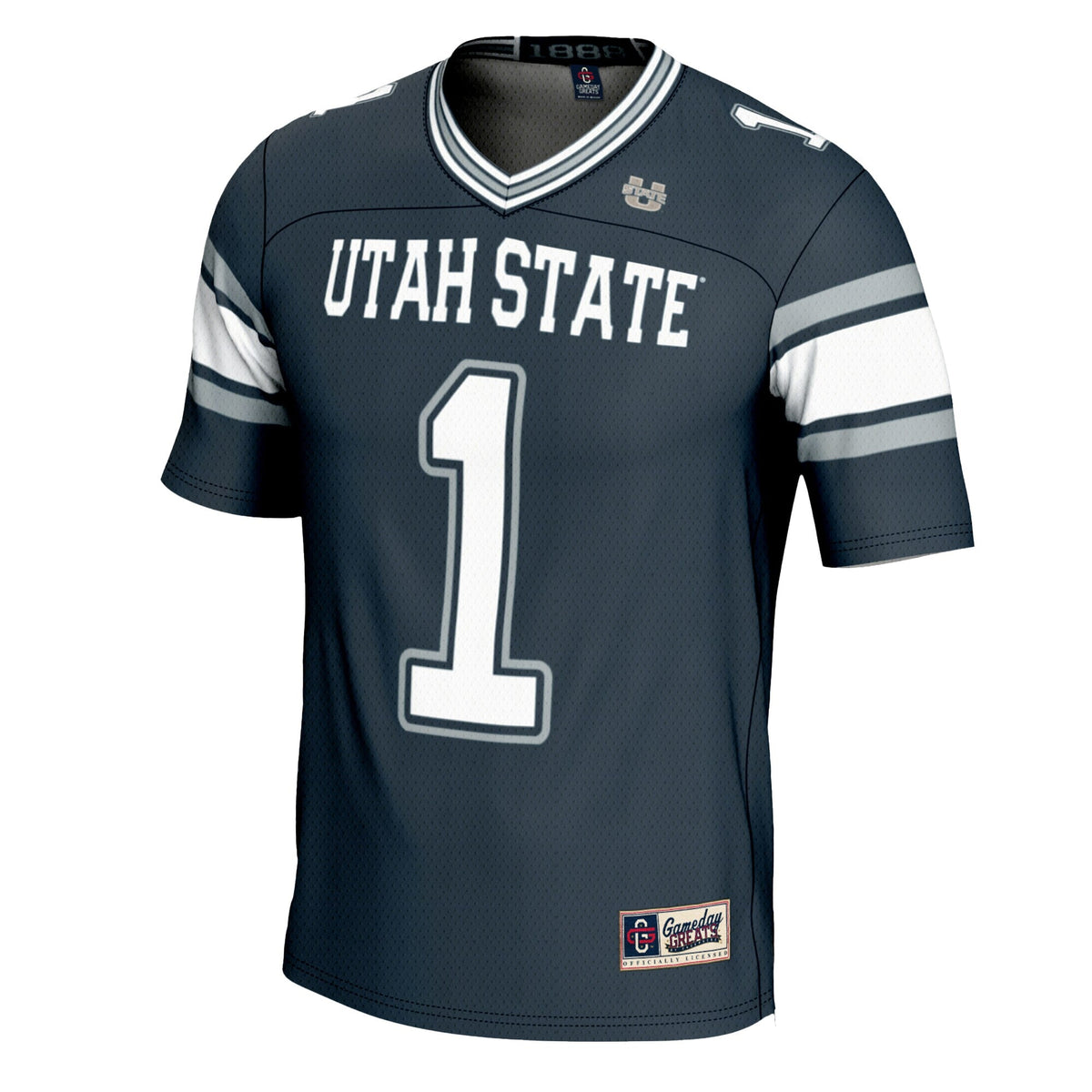 #1 Utah State Aggies Football Jersey - Navy product image 3, provided for visual reference and product detail review
