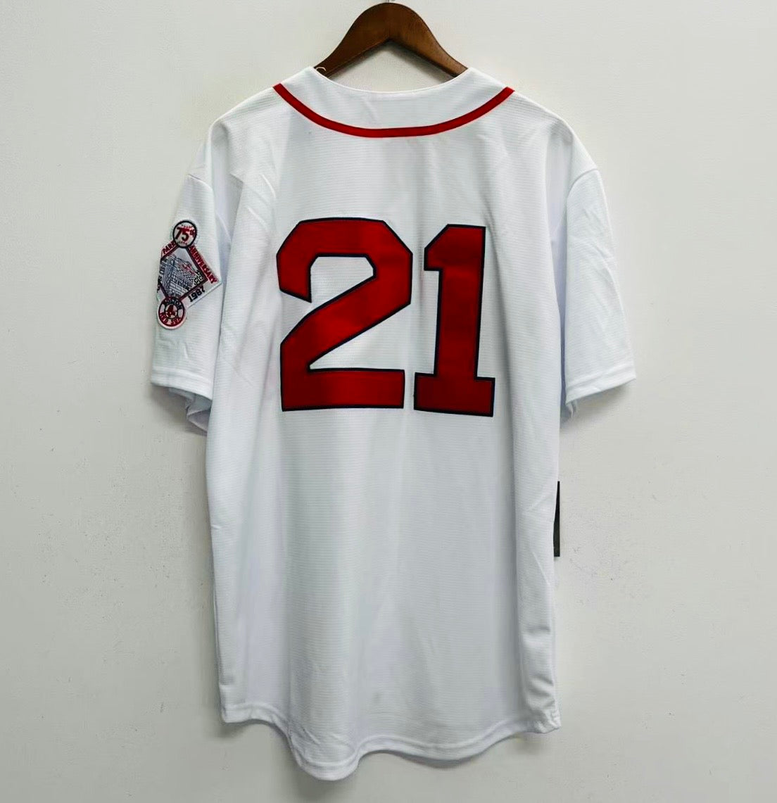 Roger Clemens 1987 Boston Red Sox Official MLB Majestic product image 1