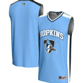 Johns Hopkins Blue Jays Spirit Basketball Jersey - Light Blue product image 1, provided for visual reference and product