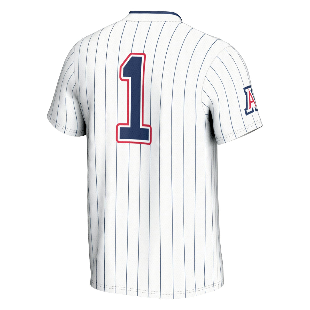 #1 Arizona Wildcats Lightweight Softball Fashion Jersey - White product image 4, provided for visual reference and product