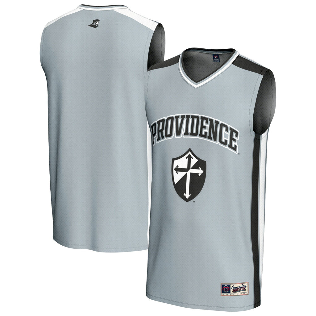 Providence Friars Spirit Basketball Jersey - Silver product image 2, provided for visual reference and product detail review