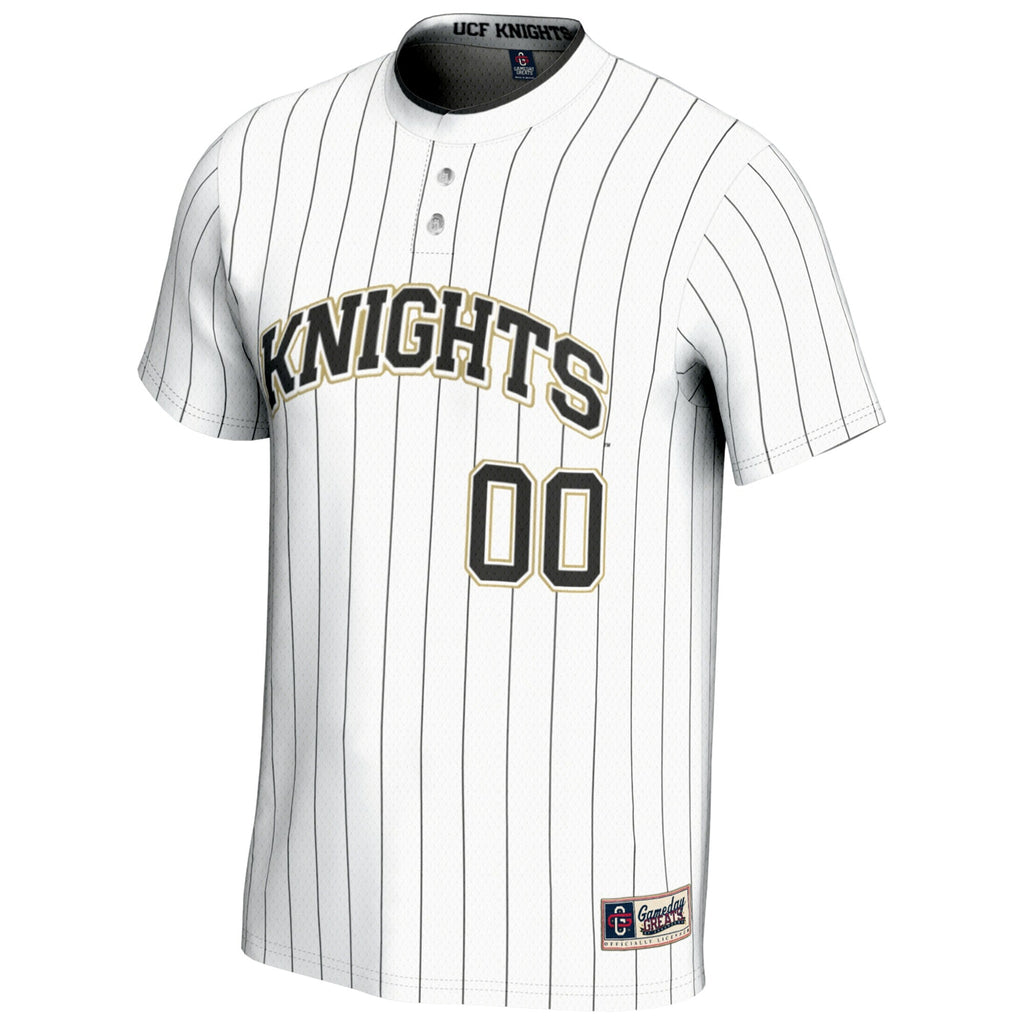 UCF Knights NIL Pick-A-Player Lightweight Softball Jersey - White product image 3, provided for visual reference and product