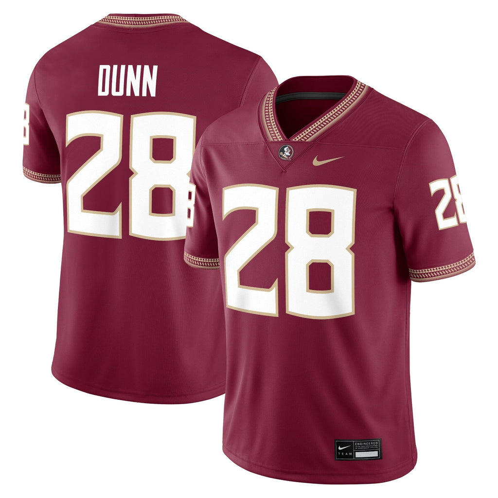 Warrick Dunn Florida State Seminoles Alumni Game Jersey - Garnet product image 2, provided for visual reference and product