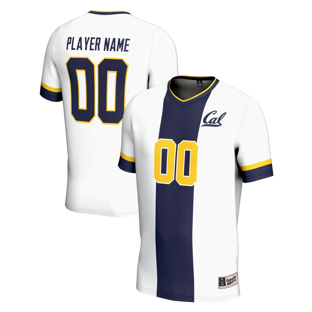 Cal Bears NIL Pick-A-Player Lightweight Soccer Jersey - White product image 2, provided for visual reference and product