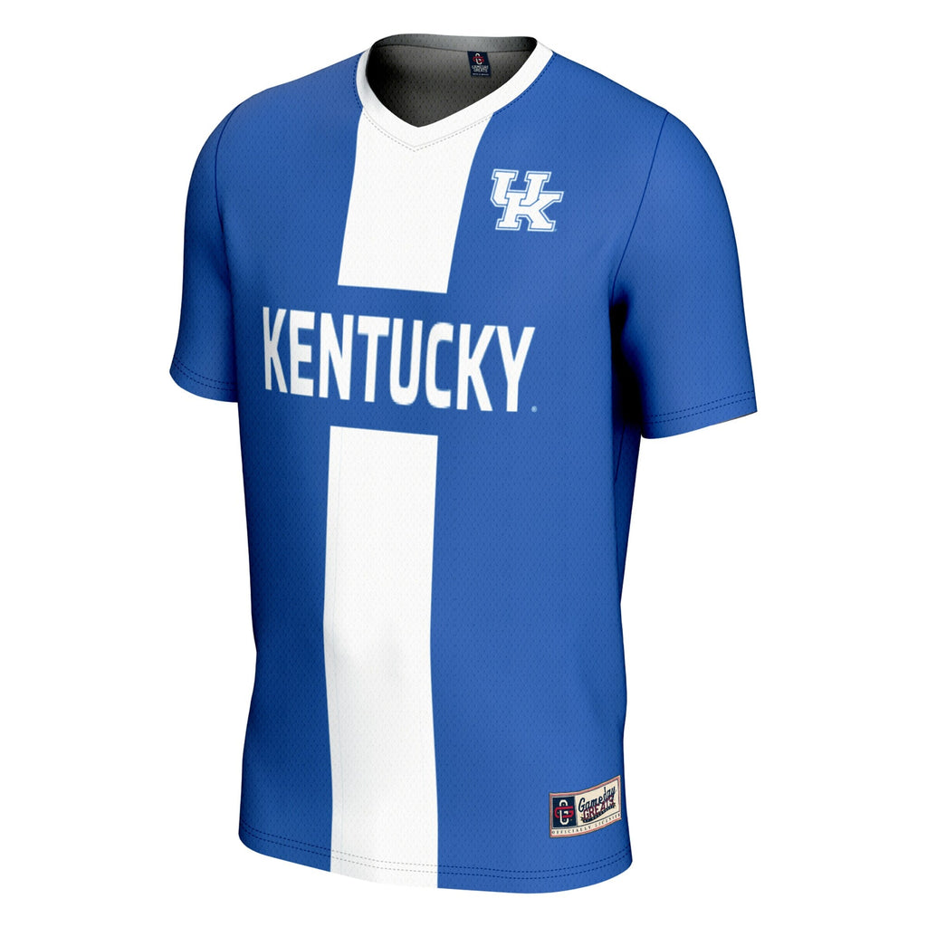 #1 Kentucky Wildcats Lightweight Soccer Fashion Jersey - Royal product image 3, provided for visual reference and product