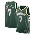 Milwaukee Bucks Icon Edition Swingman Jersey - Hunter Green - Kevin Porter Jr. product image 1, provided for visual