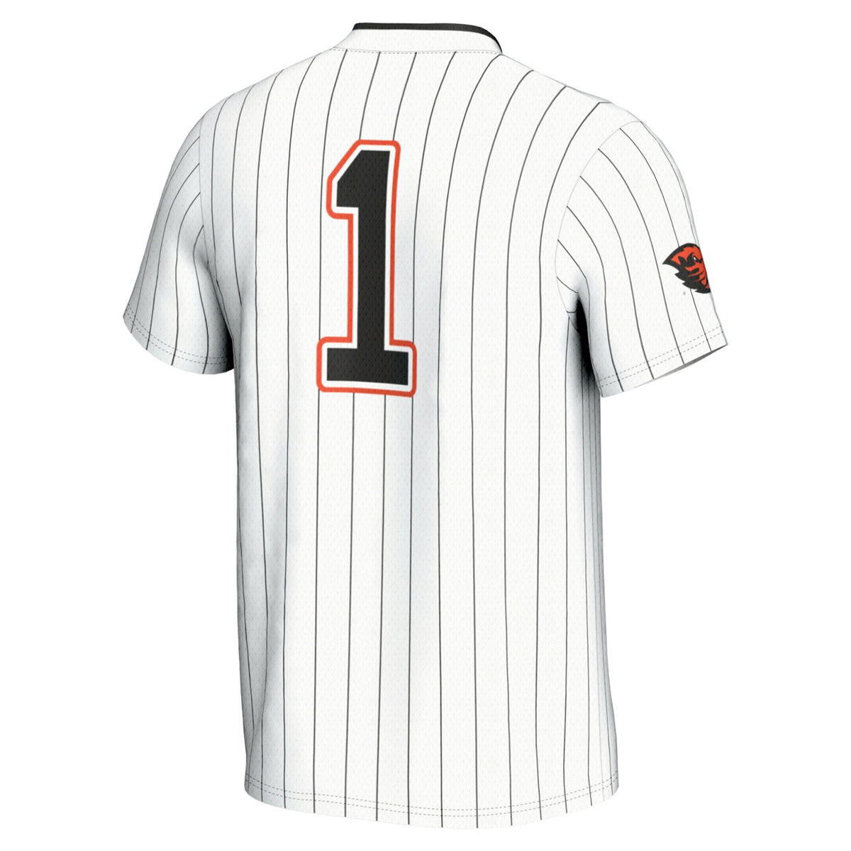 #1 Oregon State Beavers Softball Fashion Jersey - White product image 4, provided for visual reference and product detail