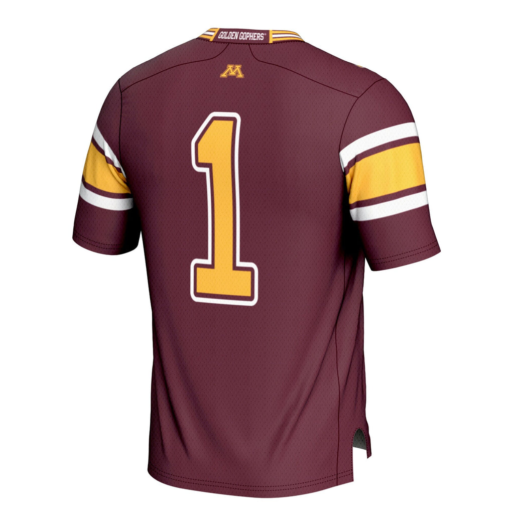 #1 Minnesota Golden Gophers Football Jersey – Maroon product image 4, provided for visual reference and product detail review