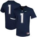 #1 UConn Huskies Untouchable Game Jersey - Navy product image 1, provided for visual reference and product detail review