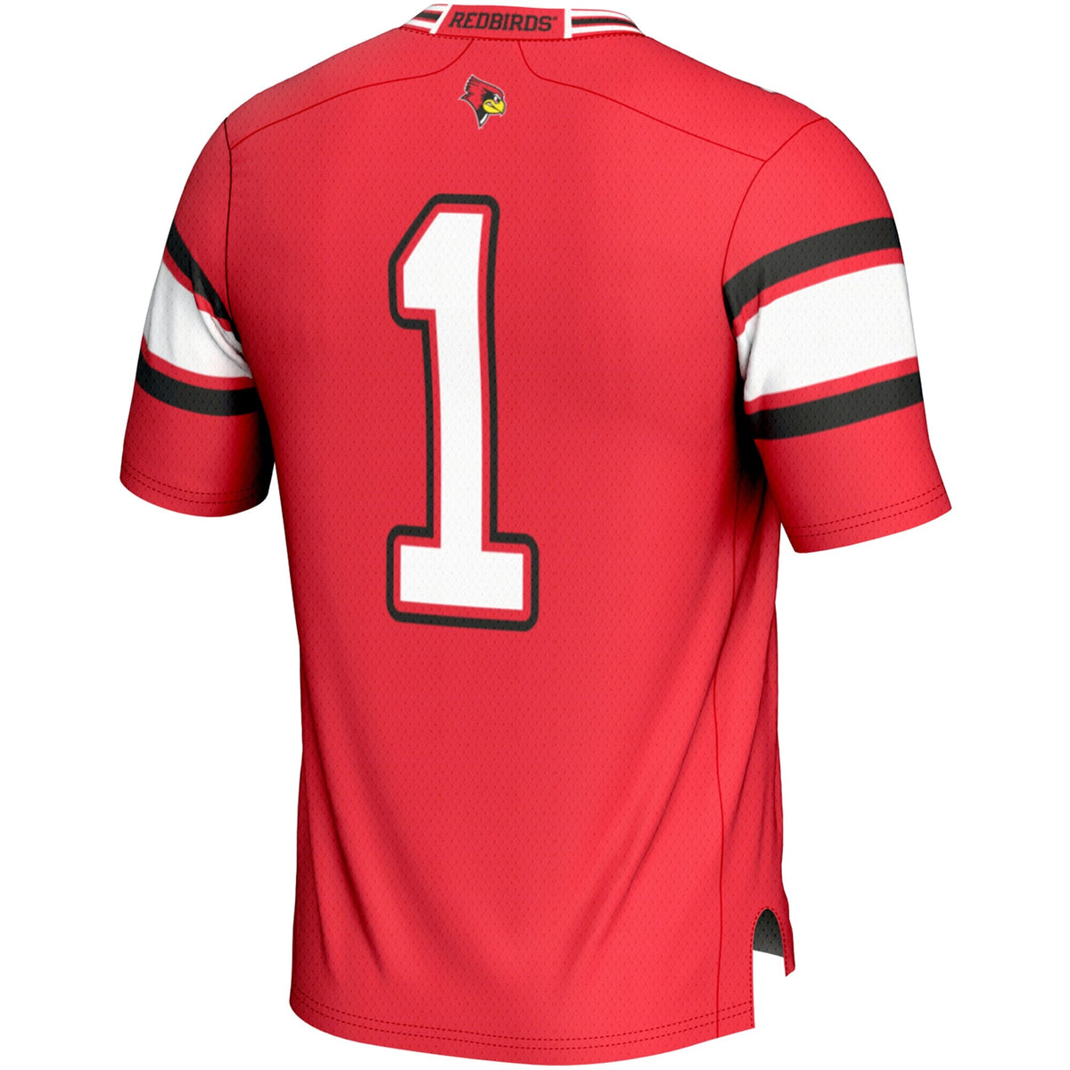 #1 Illinois State Redbirds Endzone Football Jersey - Red product image 4, provided for visual reference and product detail