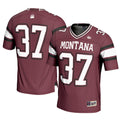 #37 Montana Grizzlies Football Jersey - Maroon product image 1, provided for visual reference and product detail review