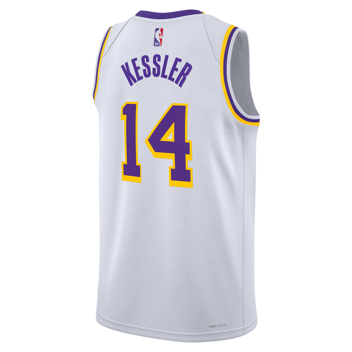 Los Angeles Lakers Association Edition Edition Swingman Jersey - White - Walker Kessler product image 4, provided for visual