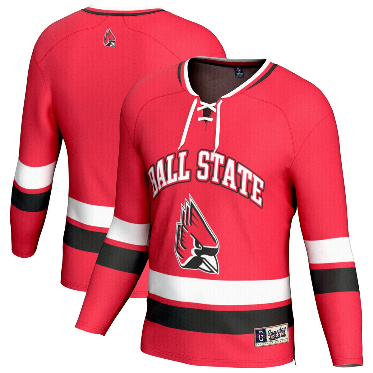 Ball State Cardinals Spirit Hockey Jersey - Cardinal product image 1, provided for visual reference and product detail review