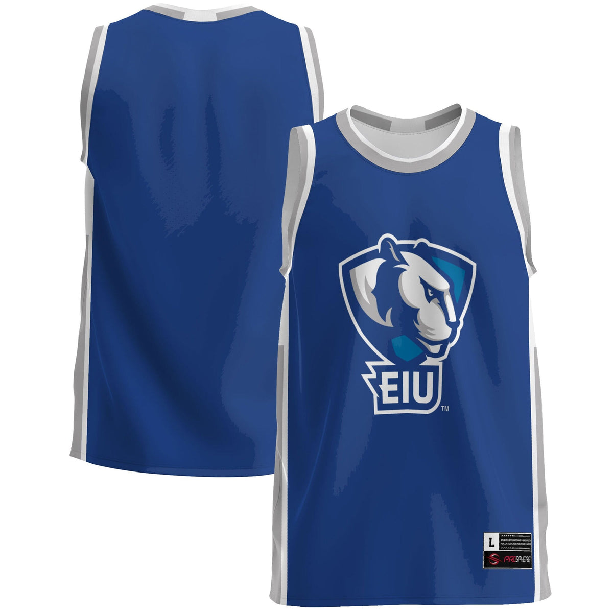 Eastern Illinois Panthers Lightweight Basketball Jersey - Blue product image 2, provided for visual reference and product