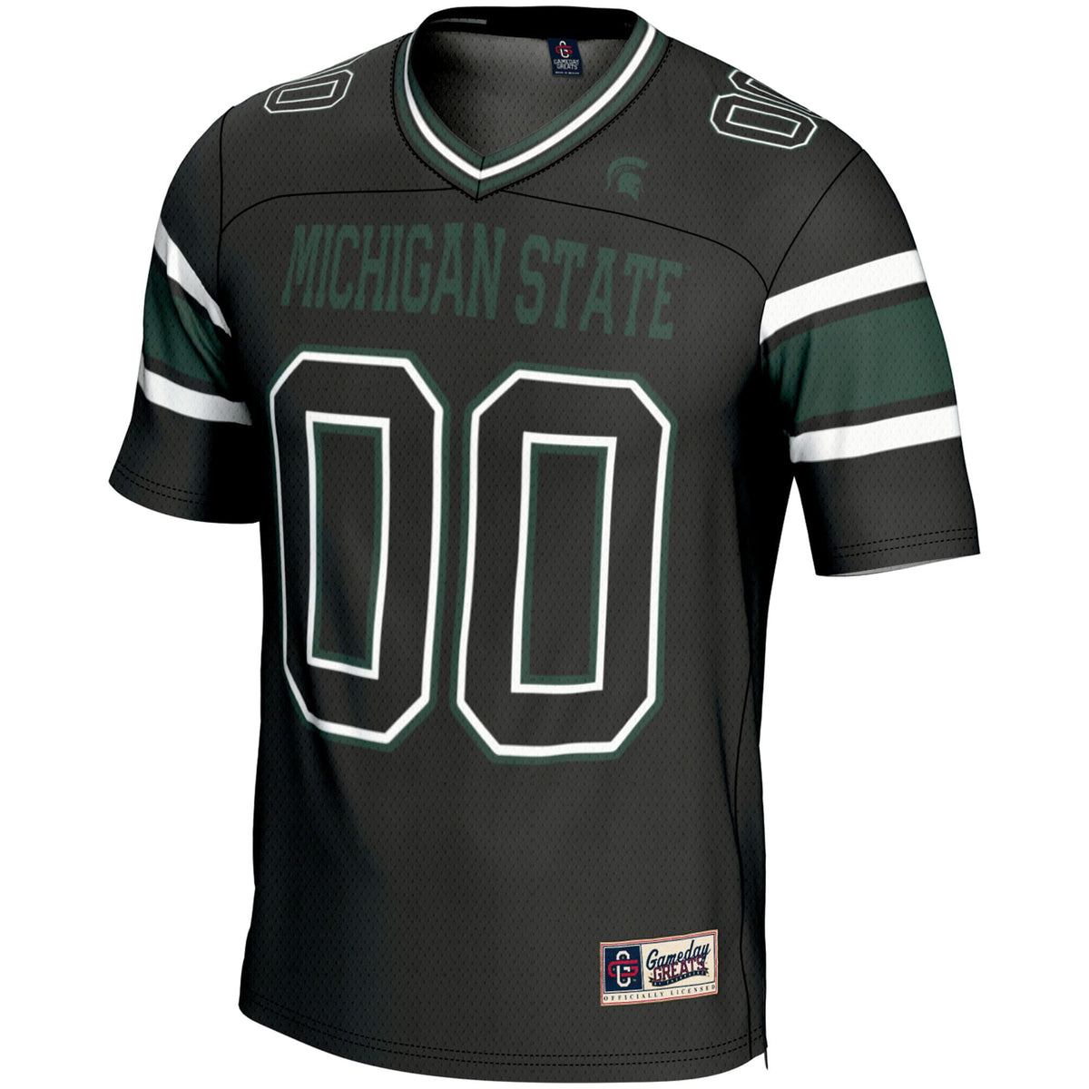 Michigan State Spartans NIL Pick-A-Player Football Jersey - Black product image 3, provided for visual reference and product