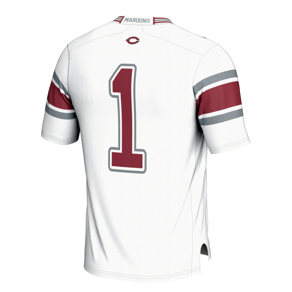 #1 UChicago Maroons Football Jersey - White product image 4, provided for visual reference and product detail review