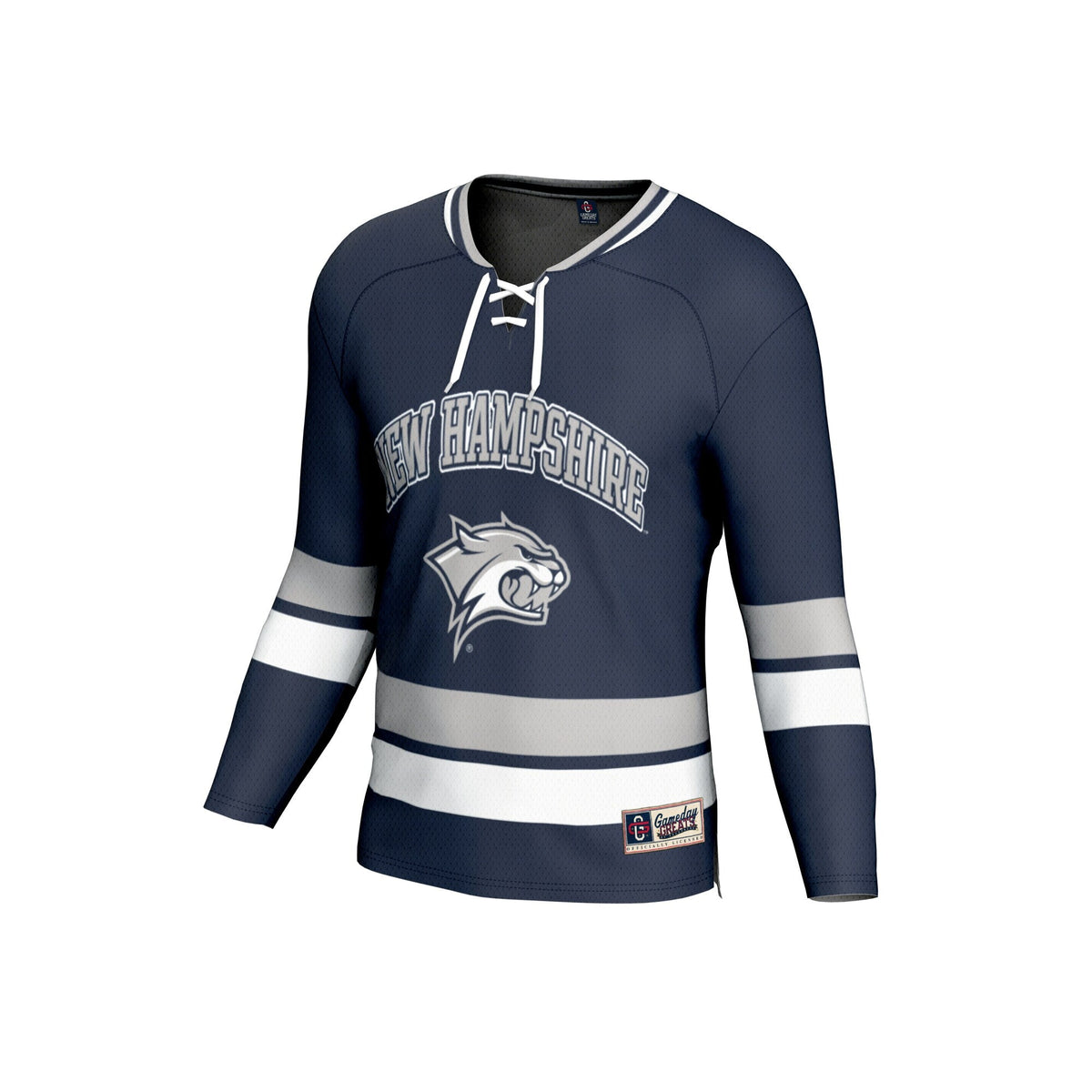 New Hampshire Wildcats Spirit Hockey Jersey - Navy product image 3, provided for visual reference and product detail review