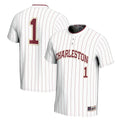 #1 Charleston Cougars Lightweight Softball Jersey - White product image 1, provided for visual reference and product detail