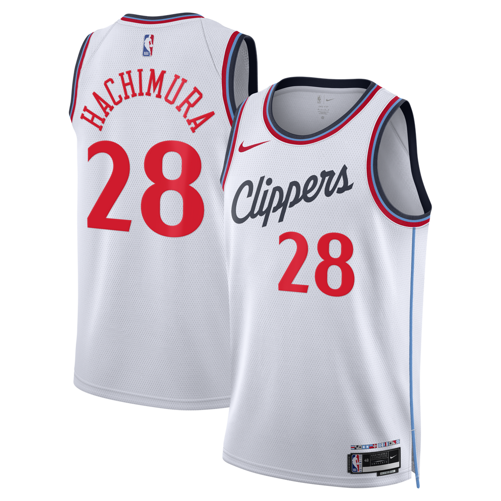 Los Angeles Clippers Replica Association Edition Swingman Jersey - White - Rui Hachimura product image 2, provided for