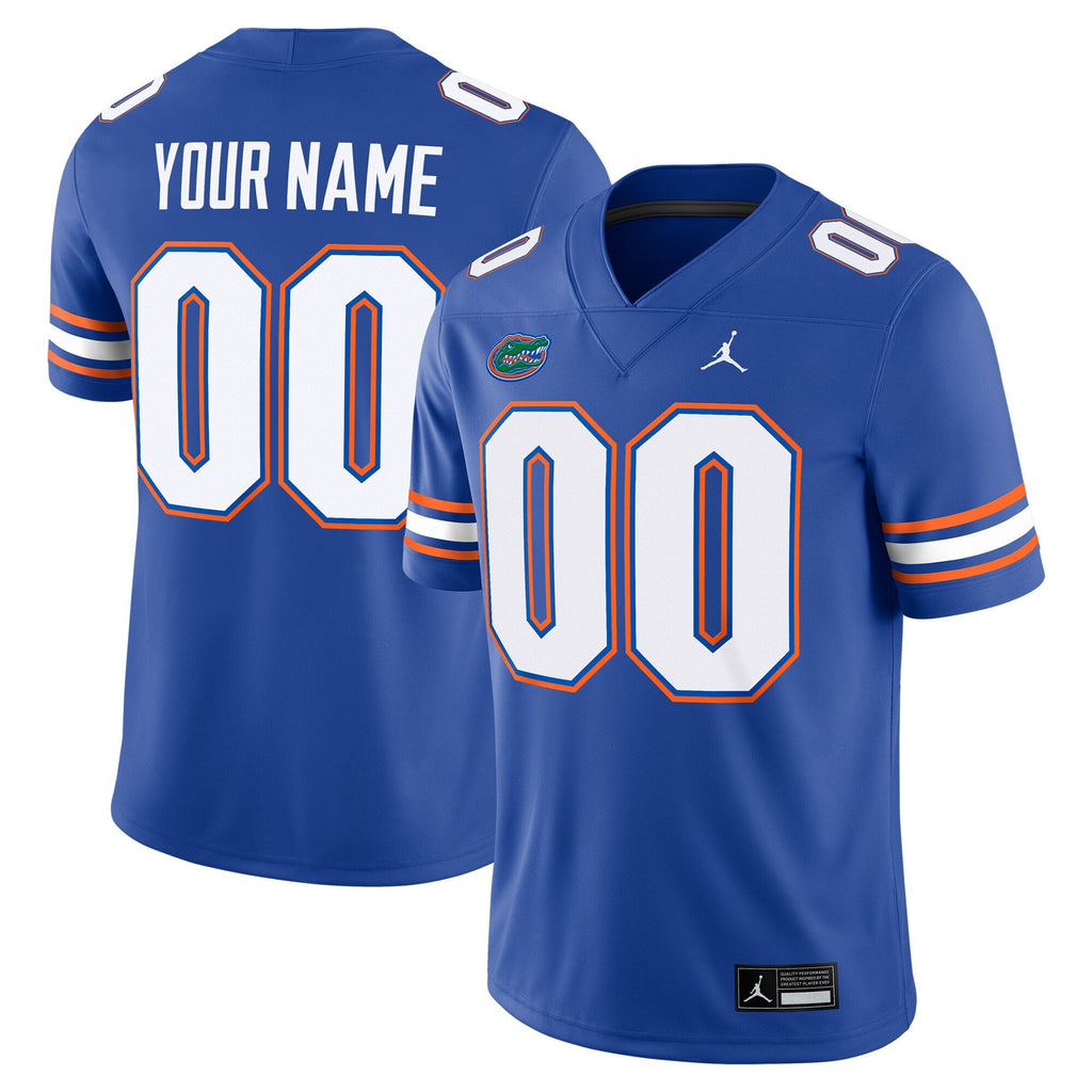 Florida Gators Custom Game Jersey - Royal product image 2, provided for visual reference and product detail review