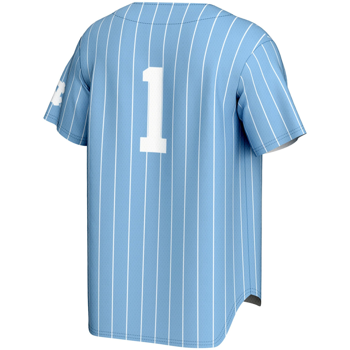 #1 North Carolina Tar Heels Lightweight Baseball Jersey - Carolina Blue product image 4, provided for visual reference and