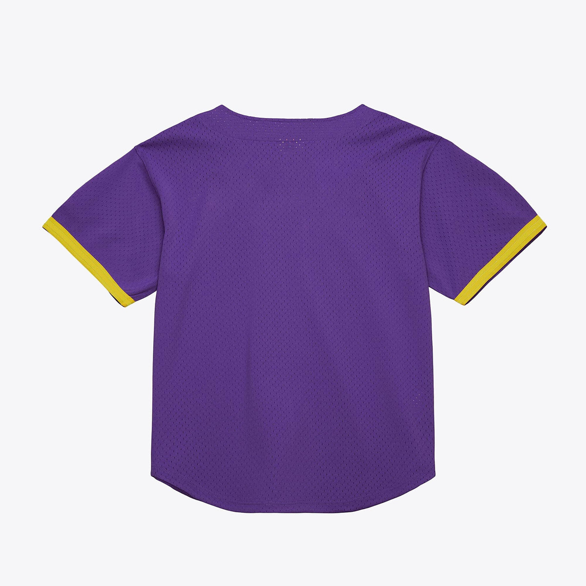 LSU Tigers Mesh Button-Up Batting Practice Baseball Jersey - Purple product image 3, provided for visual reference and