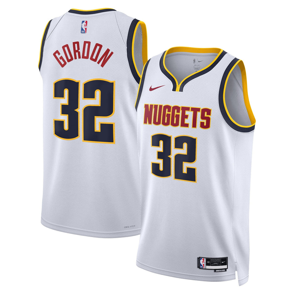 Denver Nuggets Association Edition Swingman Jersey - White - Aaron Gordon product image 1, provided for visual reference and