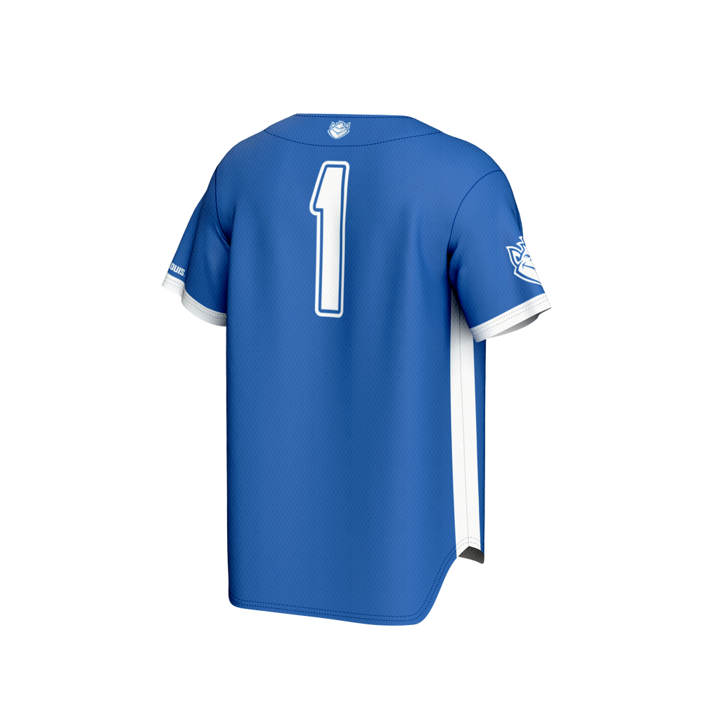 #1 Saint Louis Billikens Lightweight Baseball Fashion Jersey - Blue product image 4, provided for visual reference and