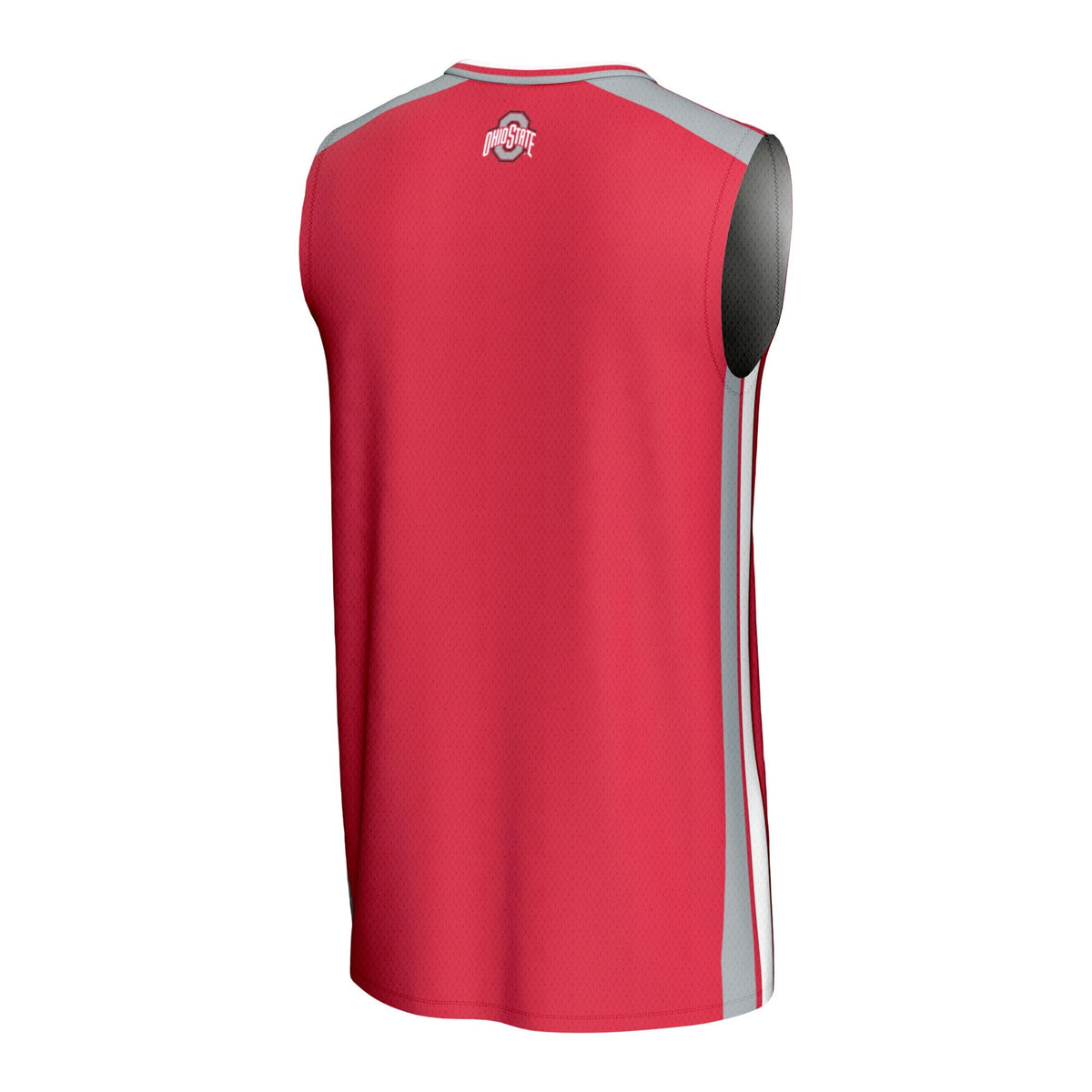 Ohio State Buckeyes Spirit Basketball Jersey - Scarlet product image 4, provided for visual reference and product detail