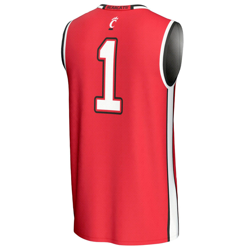 #1 Cincinnati Bearcats Lightweight Basketball Fashion Jersey - Red product image 4, provided for visual reference and