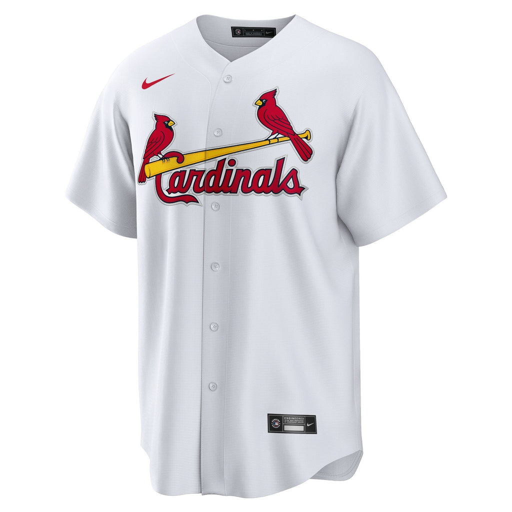 St. Louis Cardinals Nolan Gorman White Home Replica Jersey product image 3, provided for visual reference and product detail