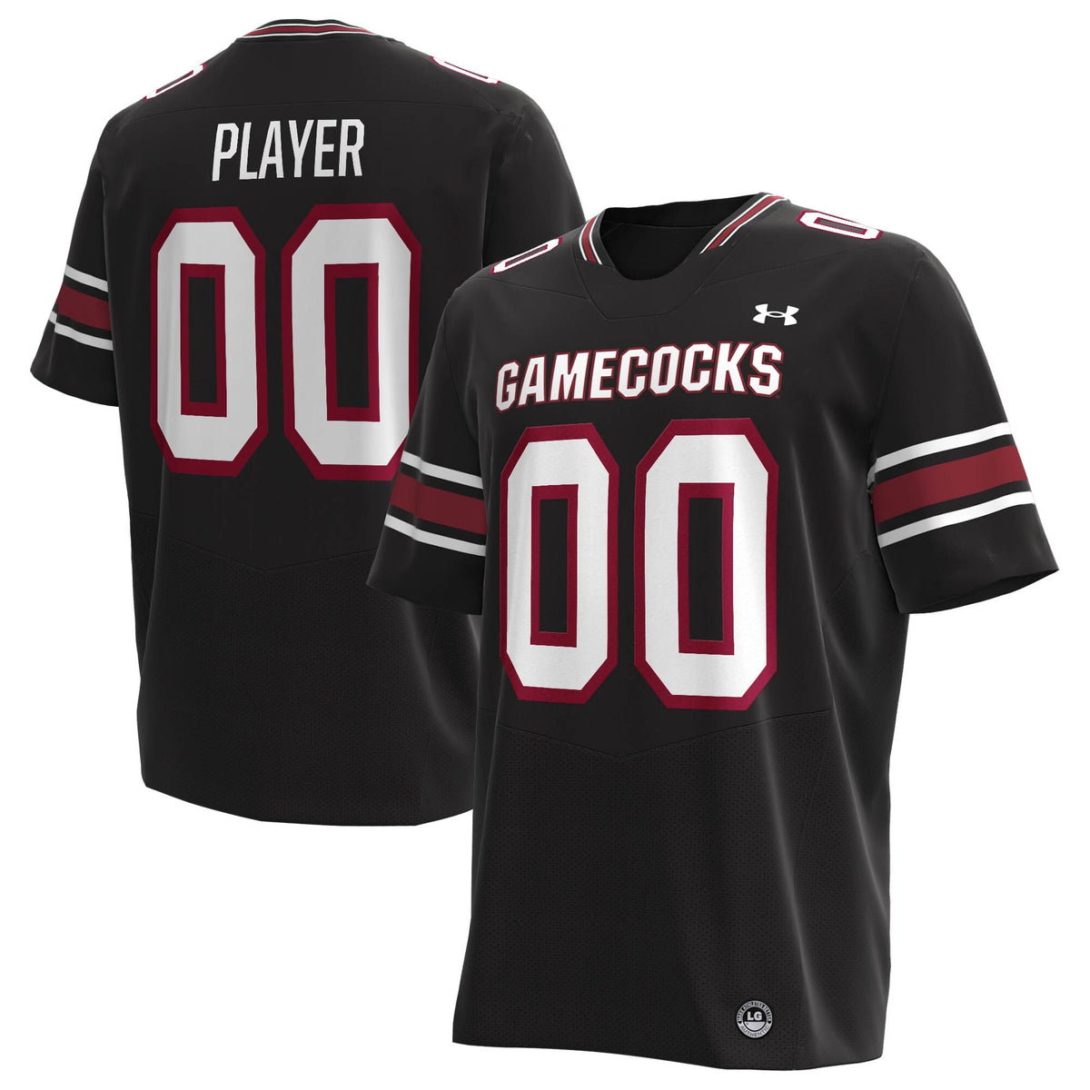 South Carolina Gamecocks Alternate NIL Pick-A-Player Replica Football Jersey - Black product image 2, provided for visual