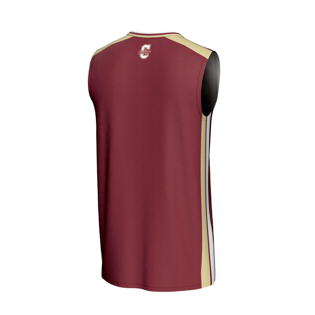 Charleston Cougars Spirit Basketball Jersey - Maroon product image 4, provided for visual reference and product detail review