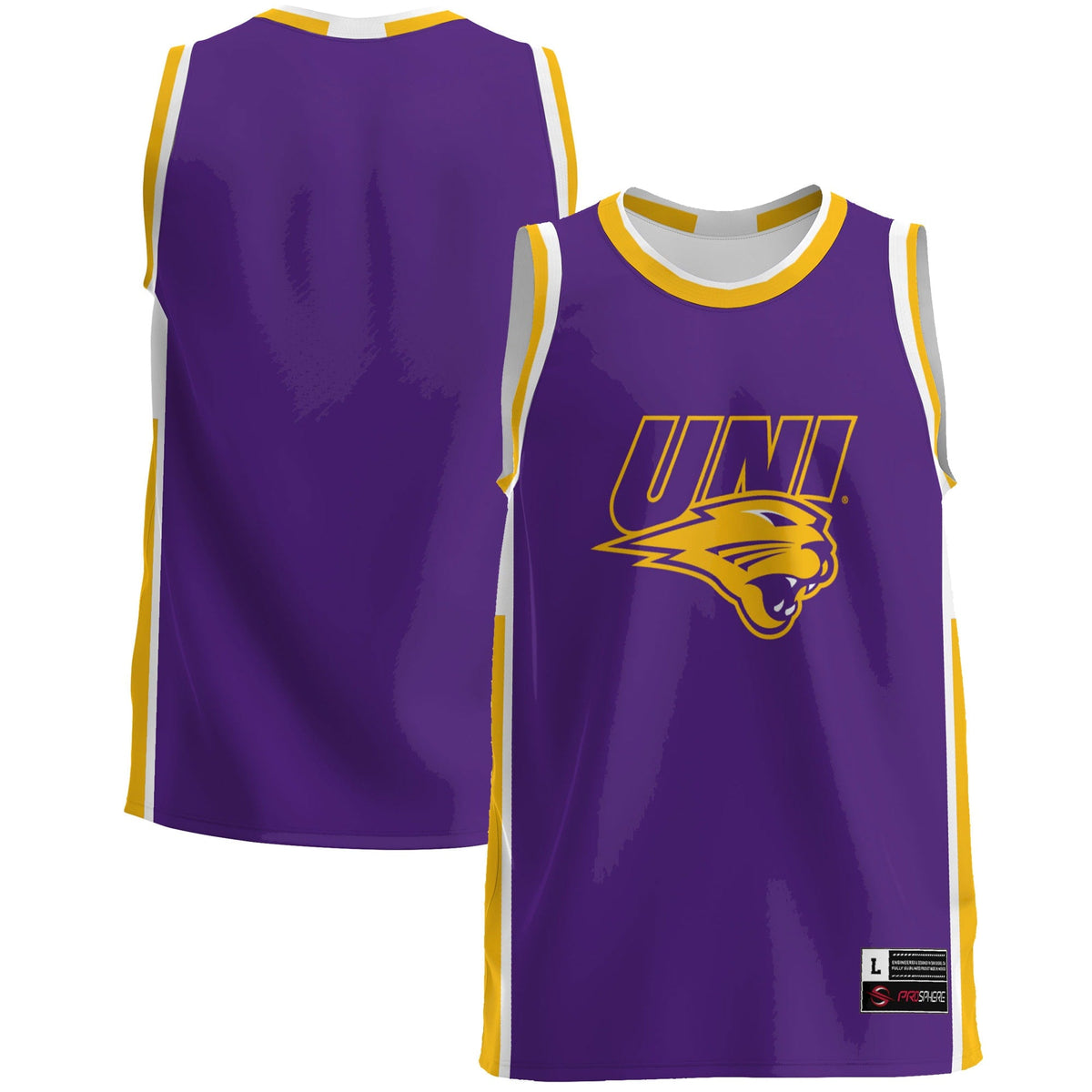 Northern Iowa Panthers Lightweight Basketball Jersey - Purple product image 2, provided for visual reference and product