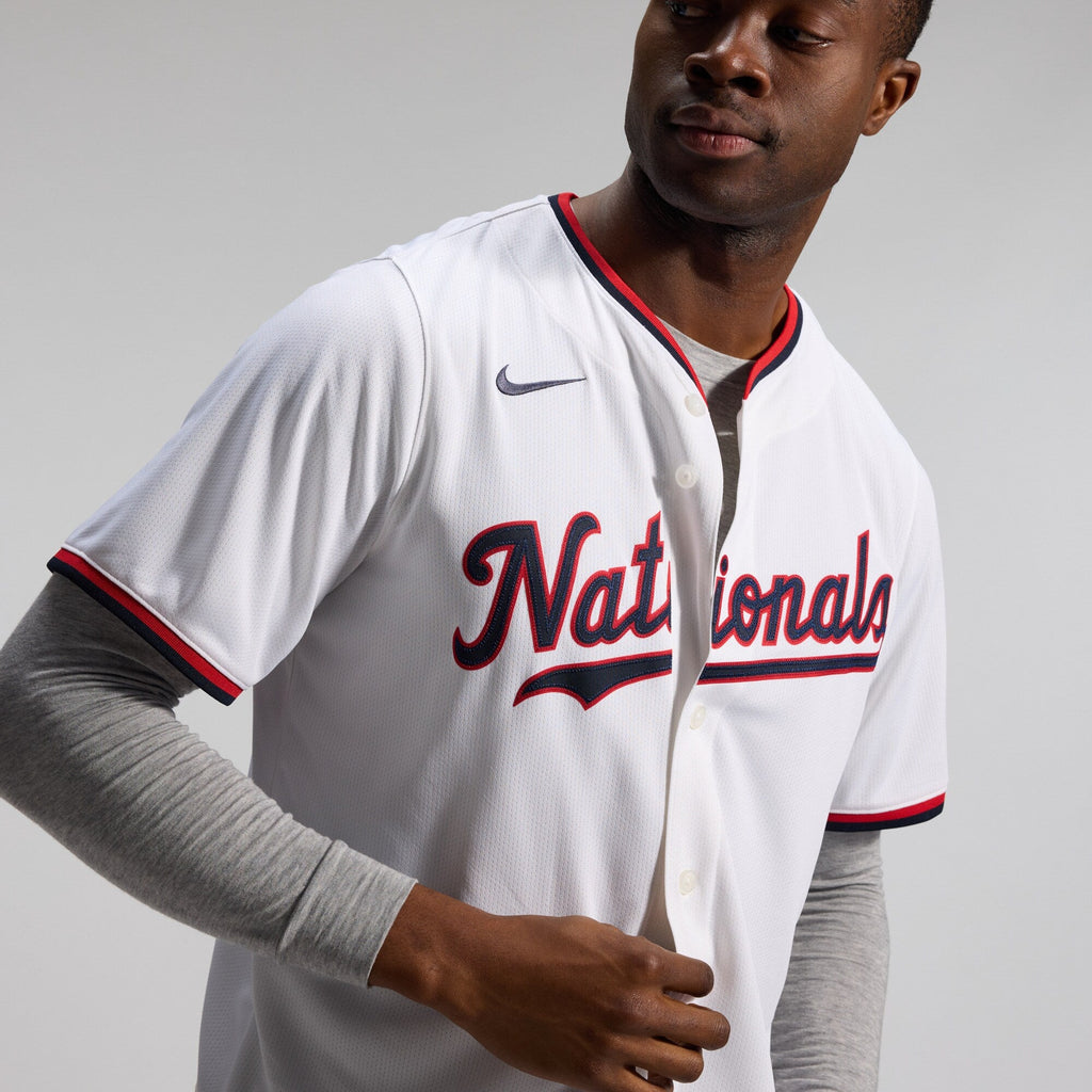 Washington Nationals White Home Limited Jersey product image 5, provided for visual reference and product detail review