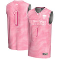 #1 Pitt Panthers Lightweight Basketball Fashion Jersey - Pink product image 1, provided for visual reference and product