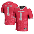 #1 Ohio State Buckeyes Icon Print Football Fashion Jersey - Scarlet product image 1, provided for visual reference and