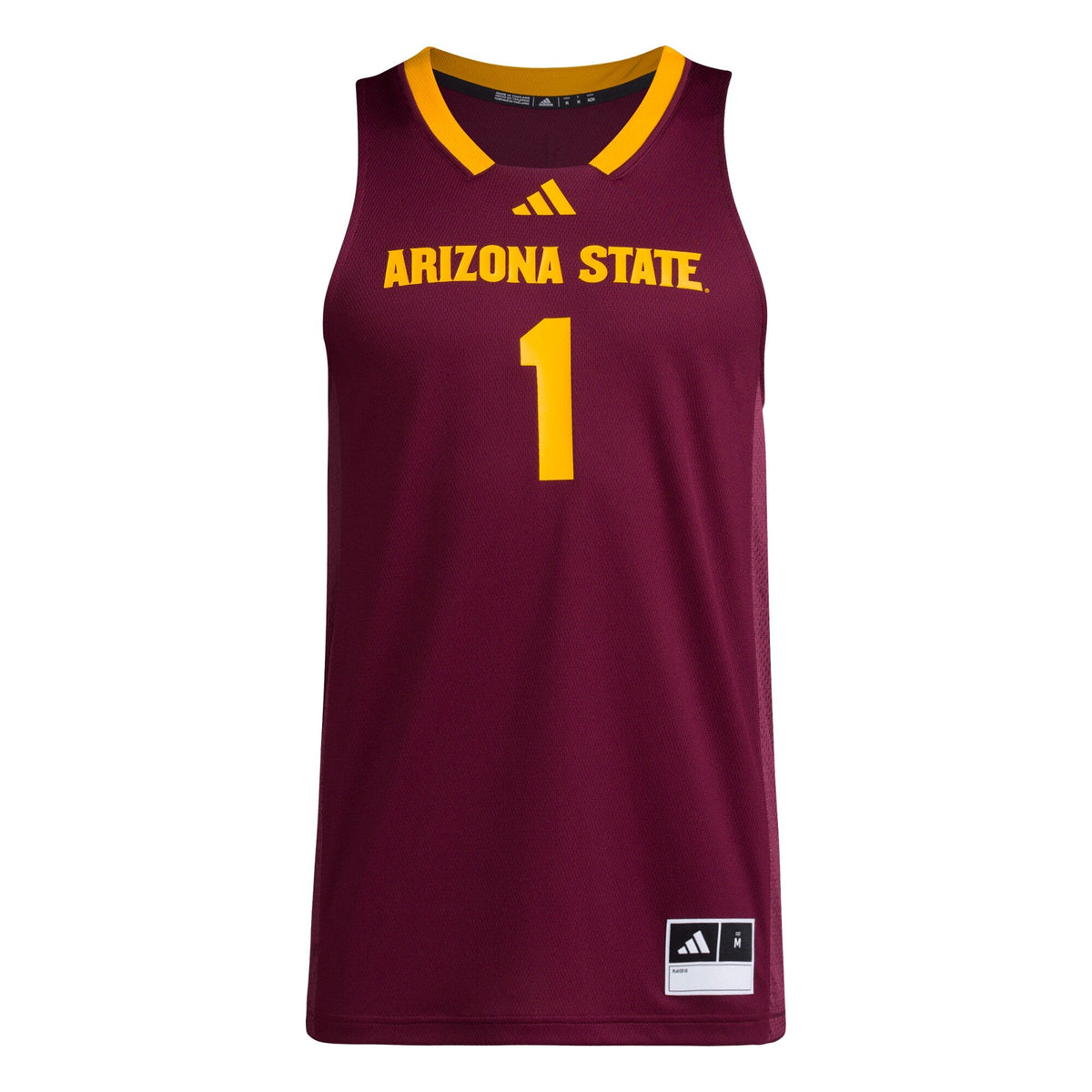 #1 Maroon Arizona State Sun Devils Replica Swingman Jersey product image 3, provided for visual reference and product detail