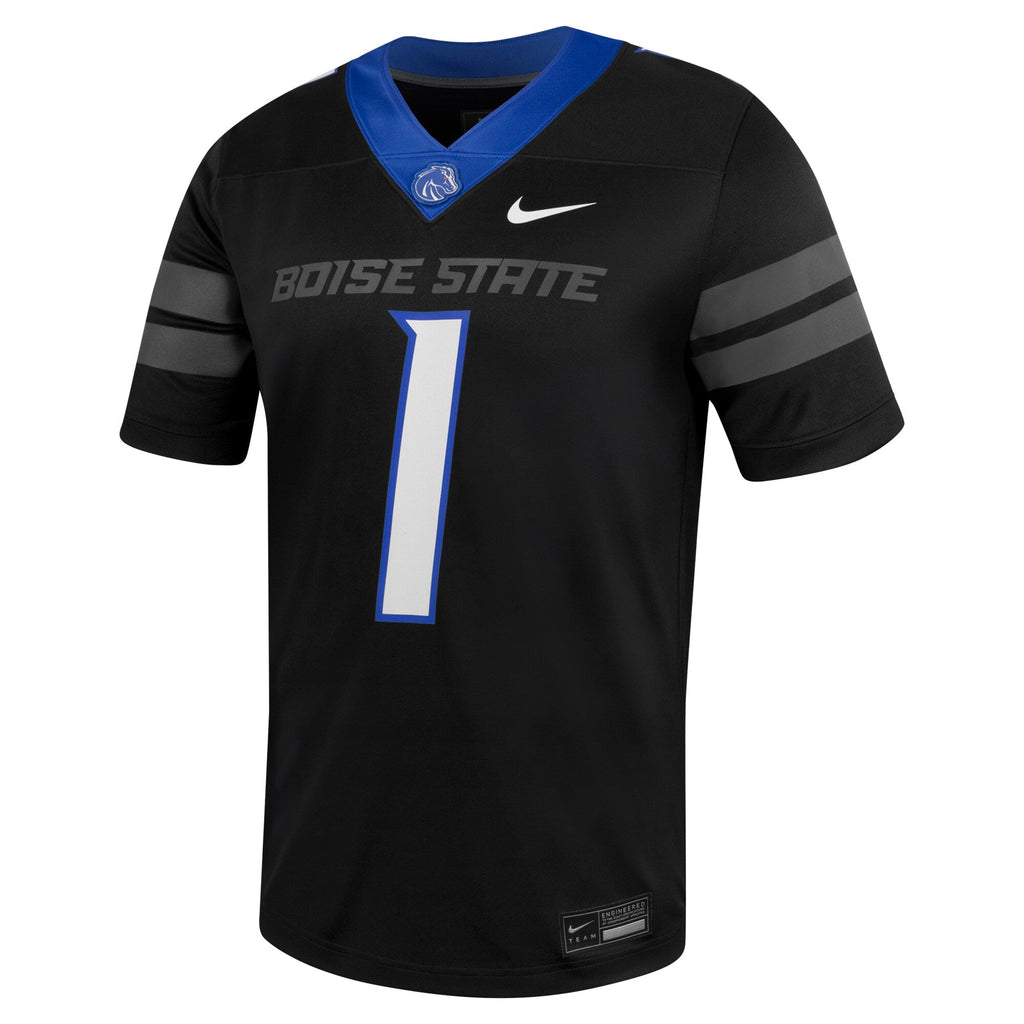 #1 Boise State Broncos Untouchable Football Jersey - Black product image 3, provided for visual reference and product detail