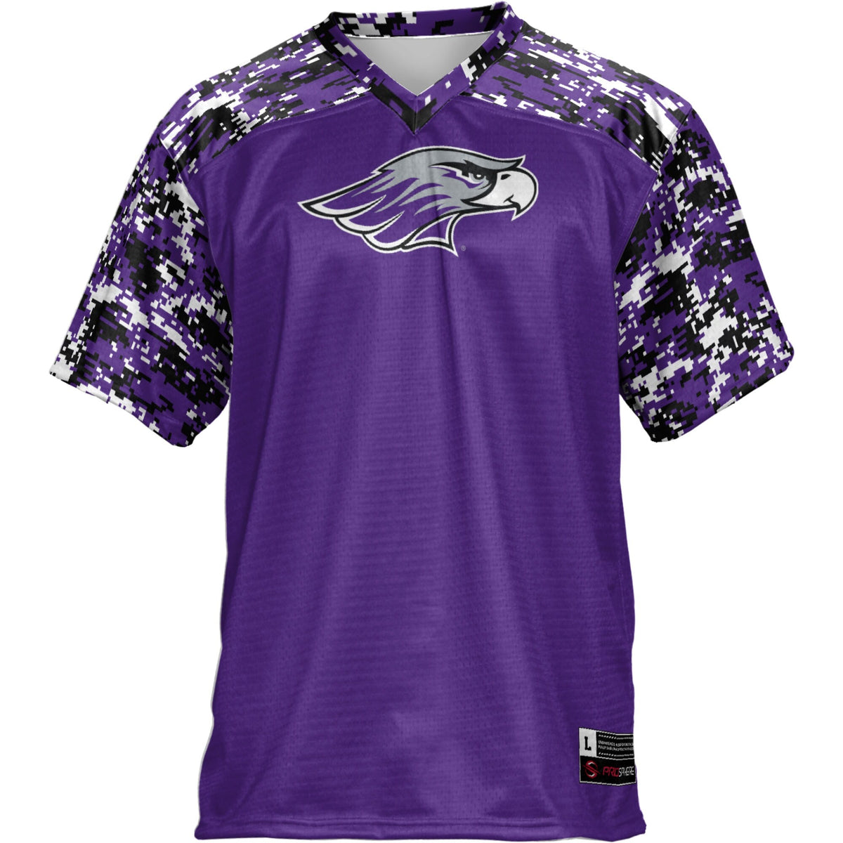 Wisconsin-Whitewater Warhawks Football Jersey - Purple product image 3, provided for visual reference and product detail