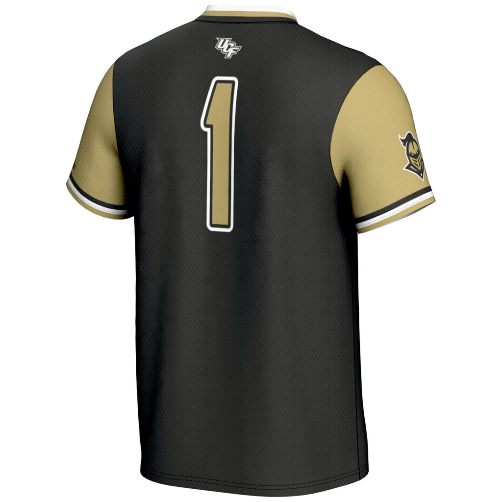 #1 UCF Knights Lightweight Softball Jersey - Black product image 4, provided for visual reference and product detail review