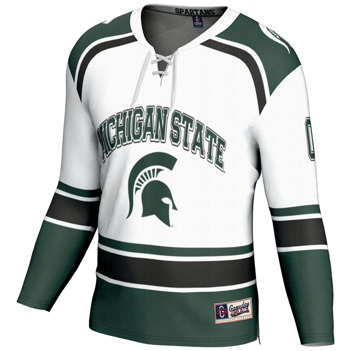 Michigan State Spartans Ice Hockey NIL Pick-A-Player Jersey - White product image 3, provided for visual reference and