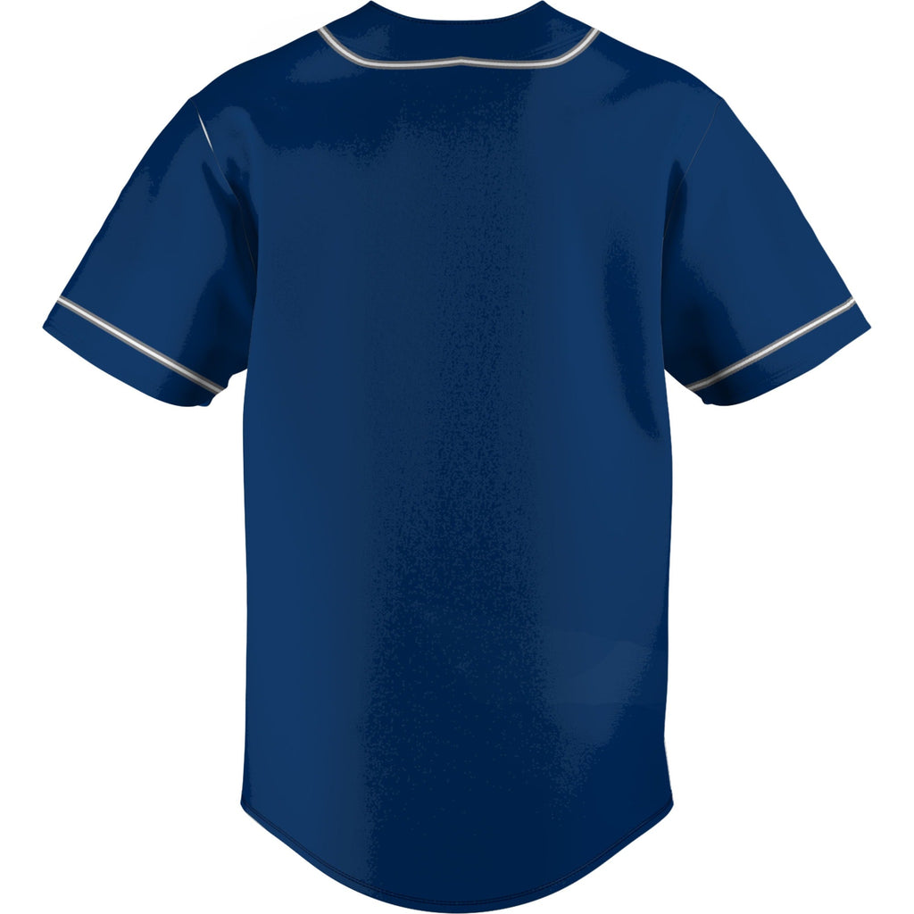 Nevada Wolf Pack Lightweight Baseball Jersey - Blue product image 4, provided for visual reference and product detail review