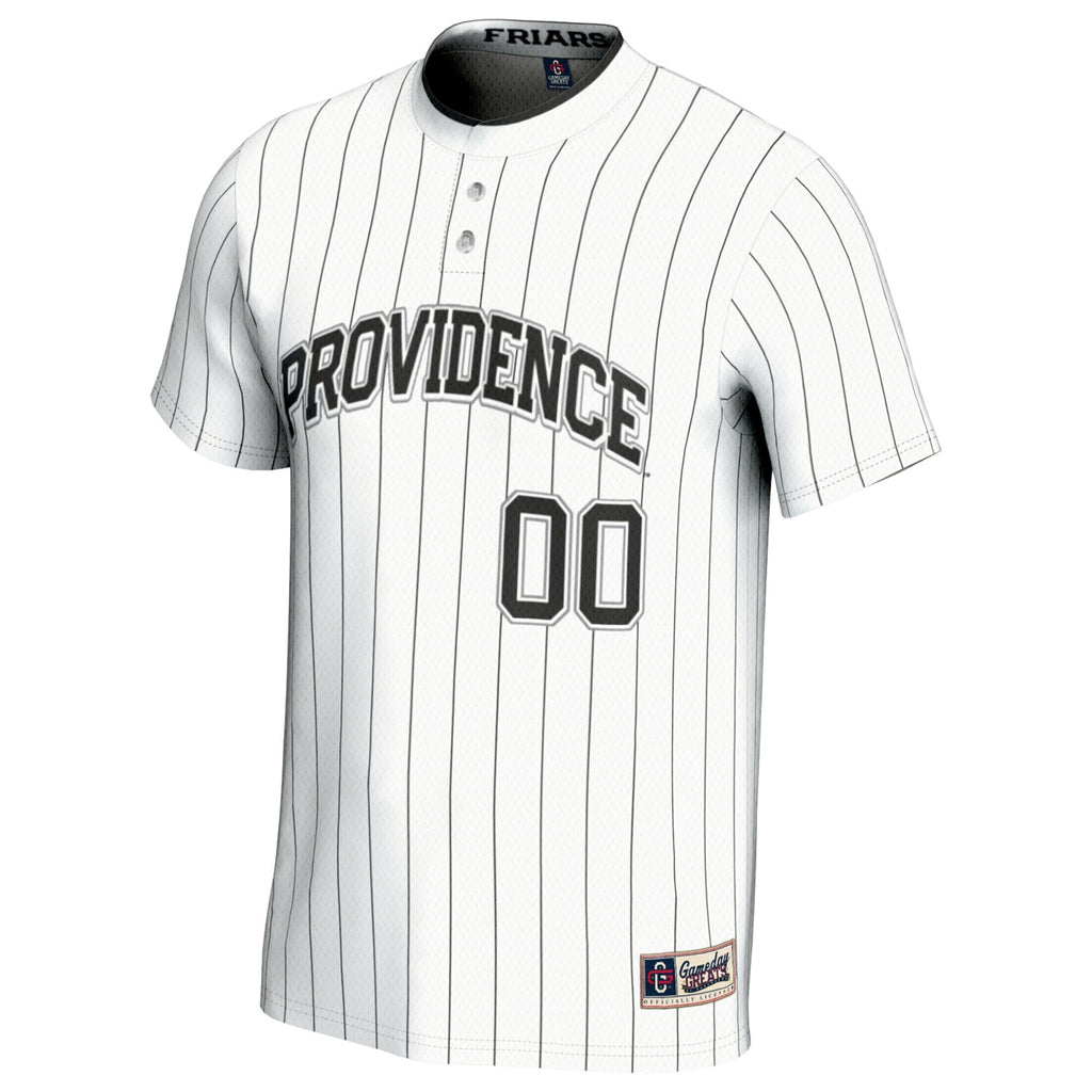 Providence Friars NIL Pick-A-Player Softball Lightweight Jersey - White product image 3, provided for visual reference and